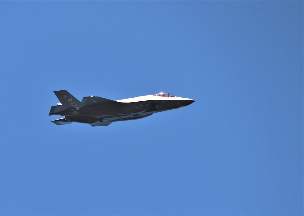 Wisconsin Air National Guard F-35 supports airshow 'dress rehearsal' event at Fort McCoy