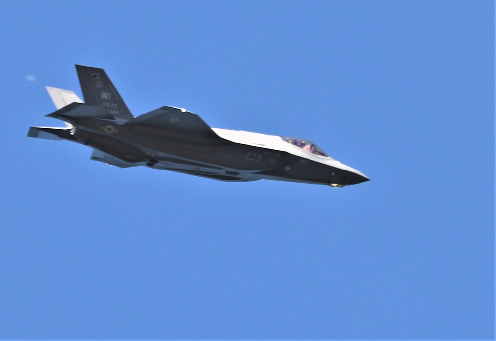 Wisconsin Air National Guard F-35 supports airshow 'dress rehearsal' event at Fort McCoy