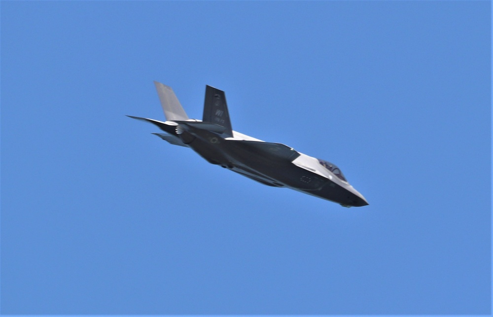 Wisconsin Air National Guard F-35 supports airshow 'dress rehearsal' event at Fort McCoy