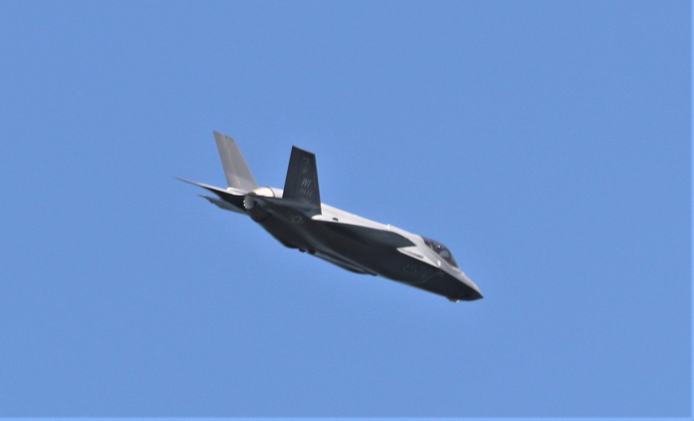 Wisconsin Air National Guard F-35 supports airshow 'dress rehearsal' event at Fort McCoy