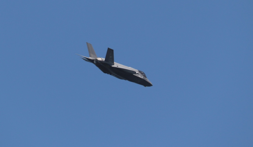 Wisconsin Air National Guard F-35 supports airshow 'dress rehearsal' event at Fort McCoy