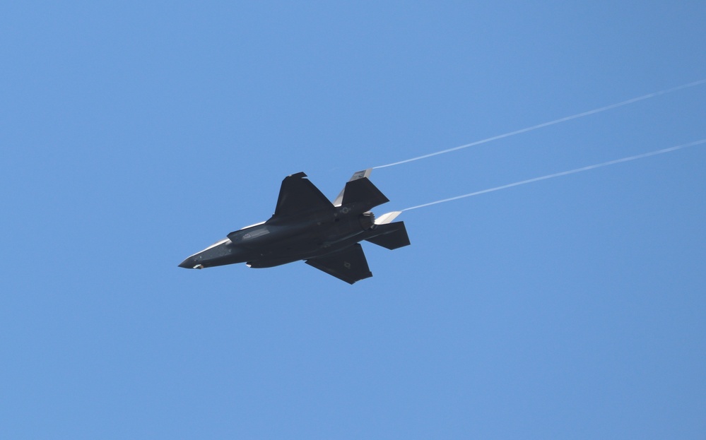 Wisconsin Air National Guard F-35 supports airshow 'dress rehearsal' event at Fort McCoy