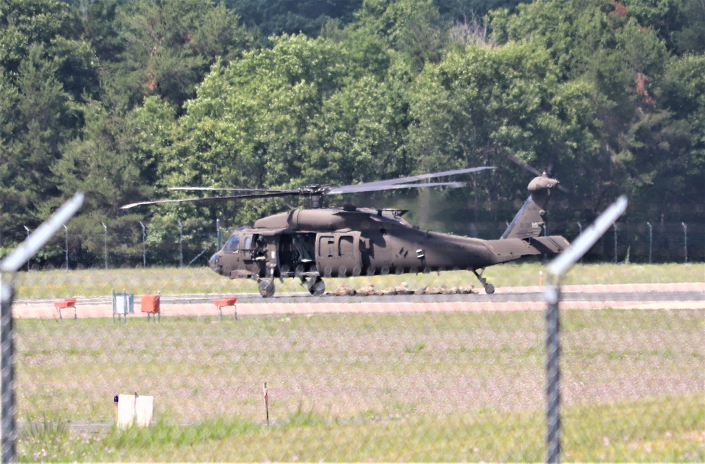 Wisconsin National Guard's 1st Battalion, 147th Aviation Regiment supports airshow 'dress rehearsal' event at Fort McCoy