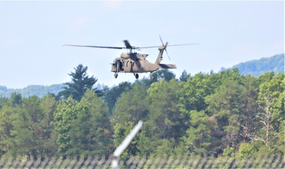 Wisconsin National Guard's 1st Battalion, 147th Aviation Regiment supports airshow 'dress rehearsal' event at Fort McCoy