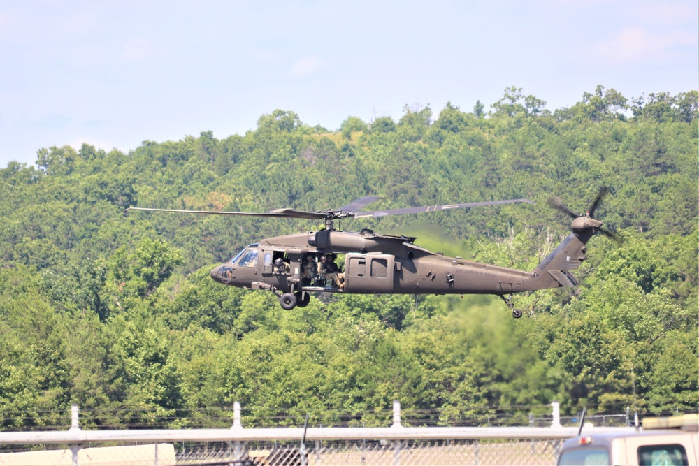 Wisconsin National Guard's 1st Battalion, 147th Aviation Regiment supports airshow 'dress rehearsal' event at Fort McCoy