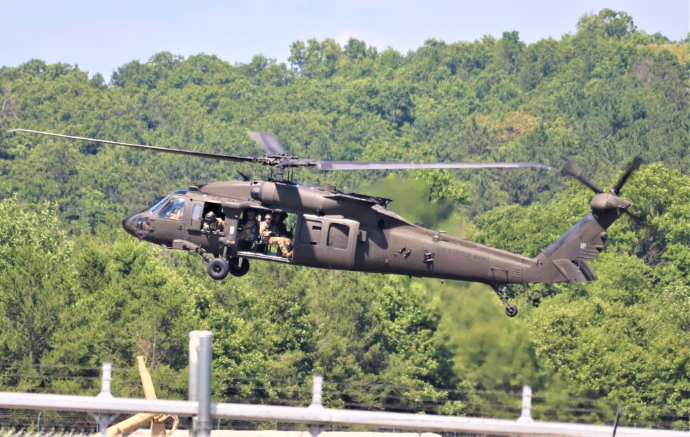 Wisconsin National Guard's 1st Battalion, 147th Aviation Regiment supports airshow 'dress rehearsal' event at Fort McCoy