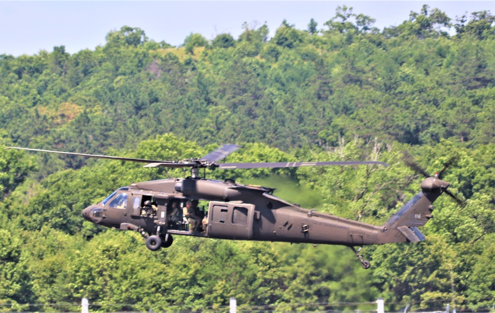 Wisconsin National Guard's 1st Battalion, 147th Aviation Regiment supports airshow 'dress rehearsal' event at Fort McCoy