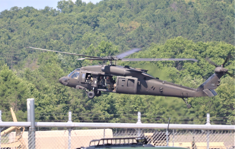 Wisconsin National Guard's 1st Battalion, 147th Aviation Regiment supports airshow 'dress rehearsal' event at Fort McCoy