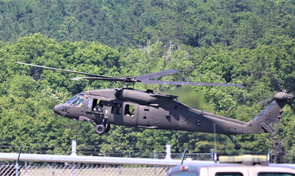 Wisconsin National Guard's 1st Battalion, 147th Aviation Regiment supports airshow 'dress rehearsal' event at Fort McCoy