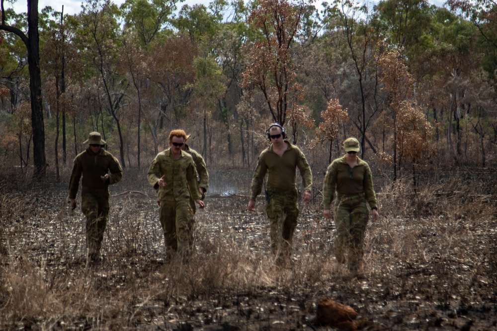 Australian Sappers practice demolitions