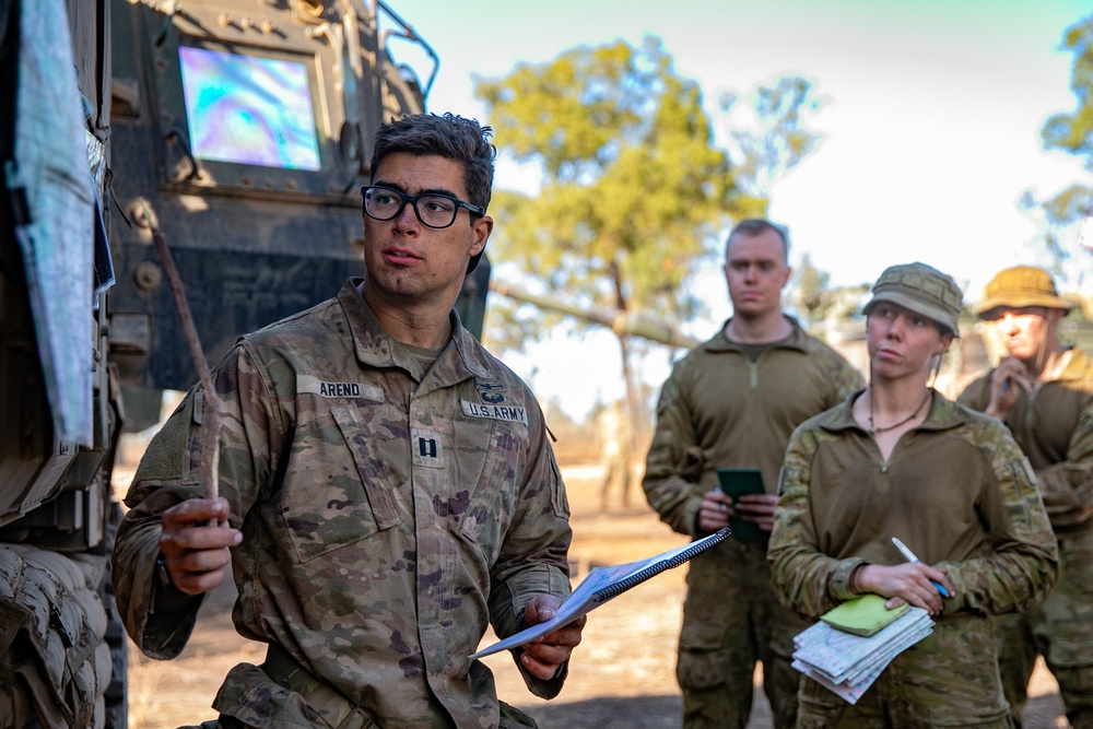 Comanche Company conducts orders brief