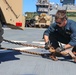 26th MEU Marines conduct maintenance aboard USS Carter Hall