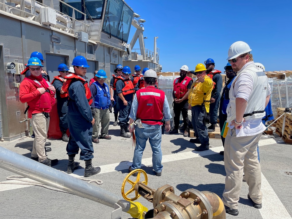 USNS YUMA AND USNS MEDGAR EVERS COMPLETE RAS