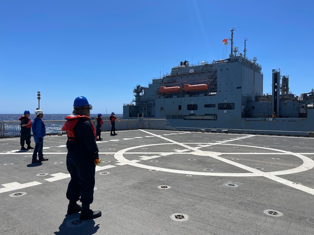 USNS YUMA AND USNS MEDGAR EVERS COMPLETE RAS