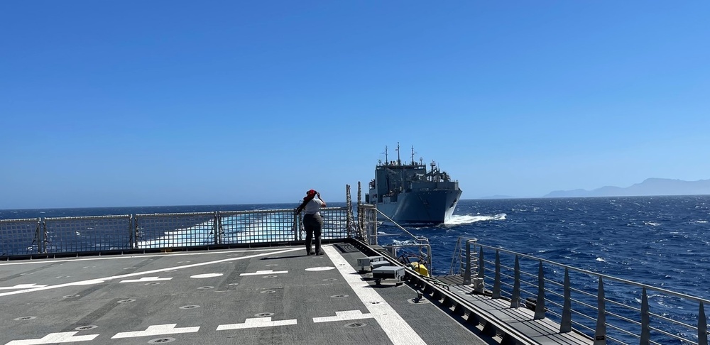 USNS YUMA AND USNS MEDGAR EVERS COMPLETE RAS