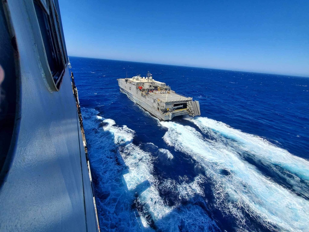 USNS YUMA AND USNS MEDGAR EVERS COMPLETE RAS