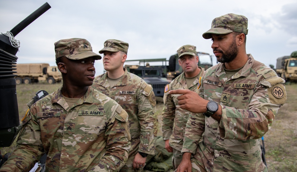 1-258 Field Artillery Test Their Radio Communications Before Northern Strike 23