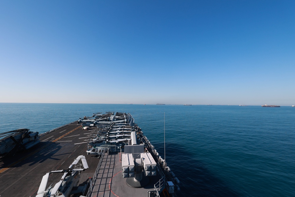 Dvids images uss bataan transits the suez canal image 1 of 6 