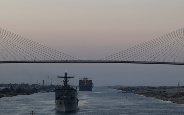 USS Bataan Transits The Suez Canal