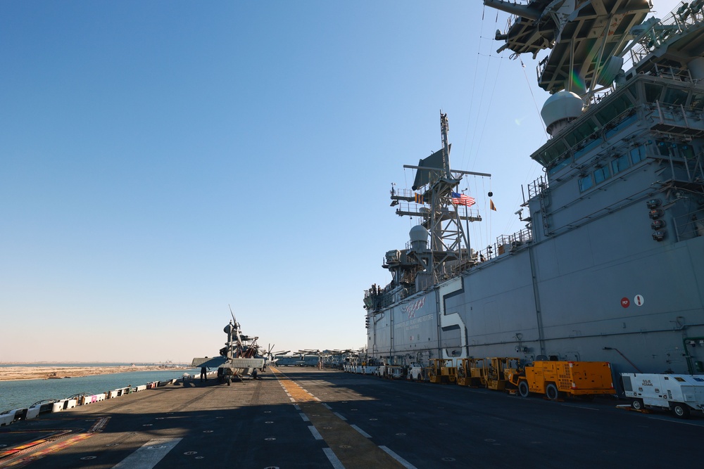 USS Bataan Transits the Suez Canal