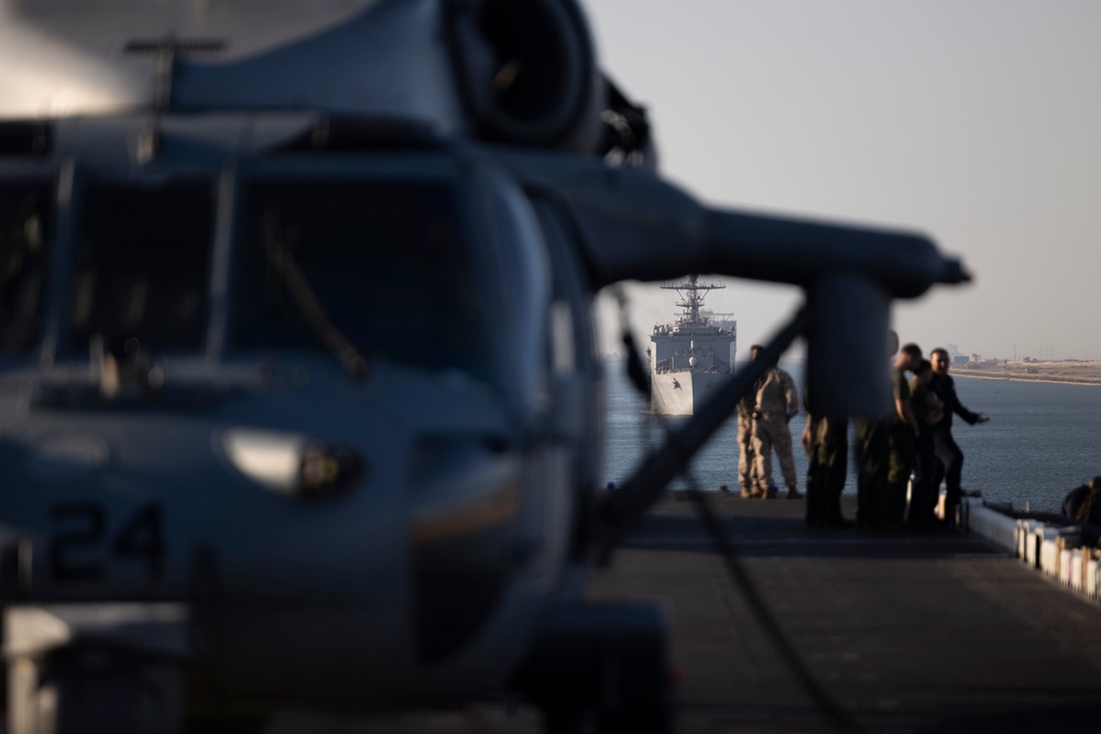 USS Bataan Transits the Suez Canal