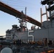 USS Bataan Transits Under The Friendship Bridge On The Suez Canal