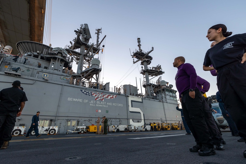 USS Bataan transits the Suez Canal