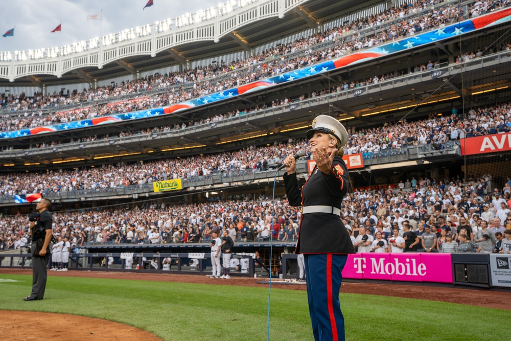 Marine 4th of July Performance at Yankee Stadium