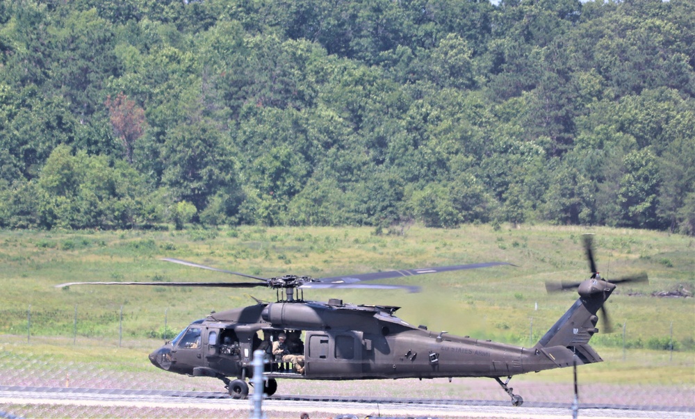 Wisconsin National Guard's 1st Battalion, 147th Aviation Regiment supports airshow 'dress rehearsal' event at Fort McCoy