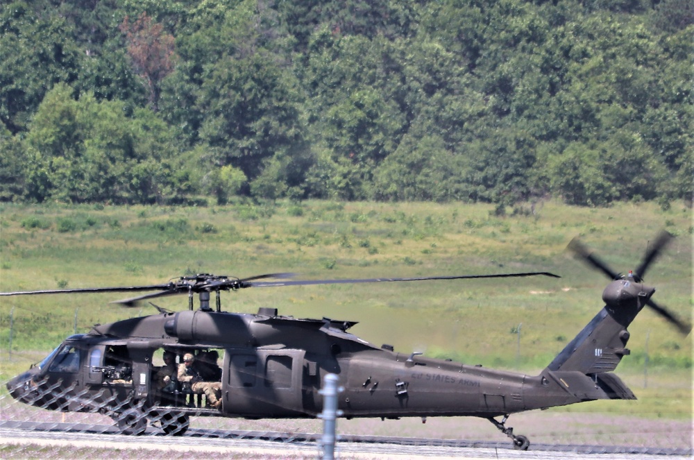 Wisconsin National Guard's 1st Battalion, 147th Aviation Regiment supports airshow 'dress rehearsal' event at Fort McCoy