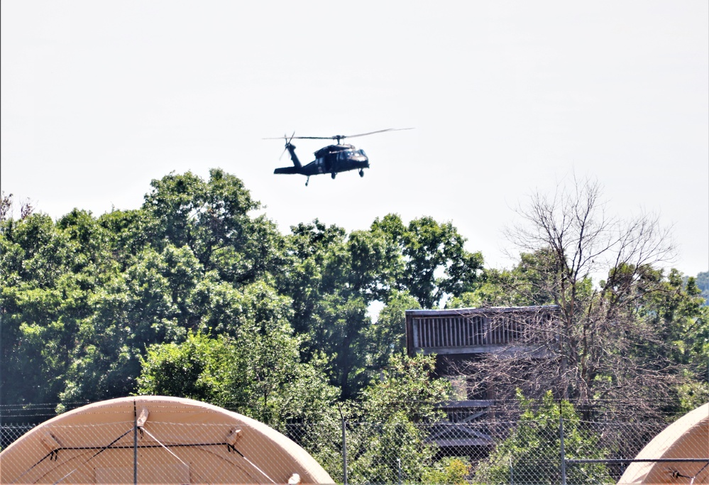 Wisconsin National Guard's 1st Battalion, 147th Aviation Regiment supports airshow 'dress rehearsal' event at Fort McCoy