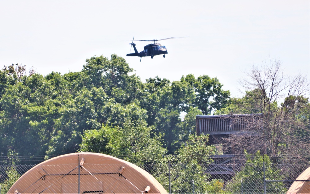 Wisconsin National Guard's 1st Battalion, 147th Aviation Regiment supports airshow 'dress rehearsal' event at Fort McCoy