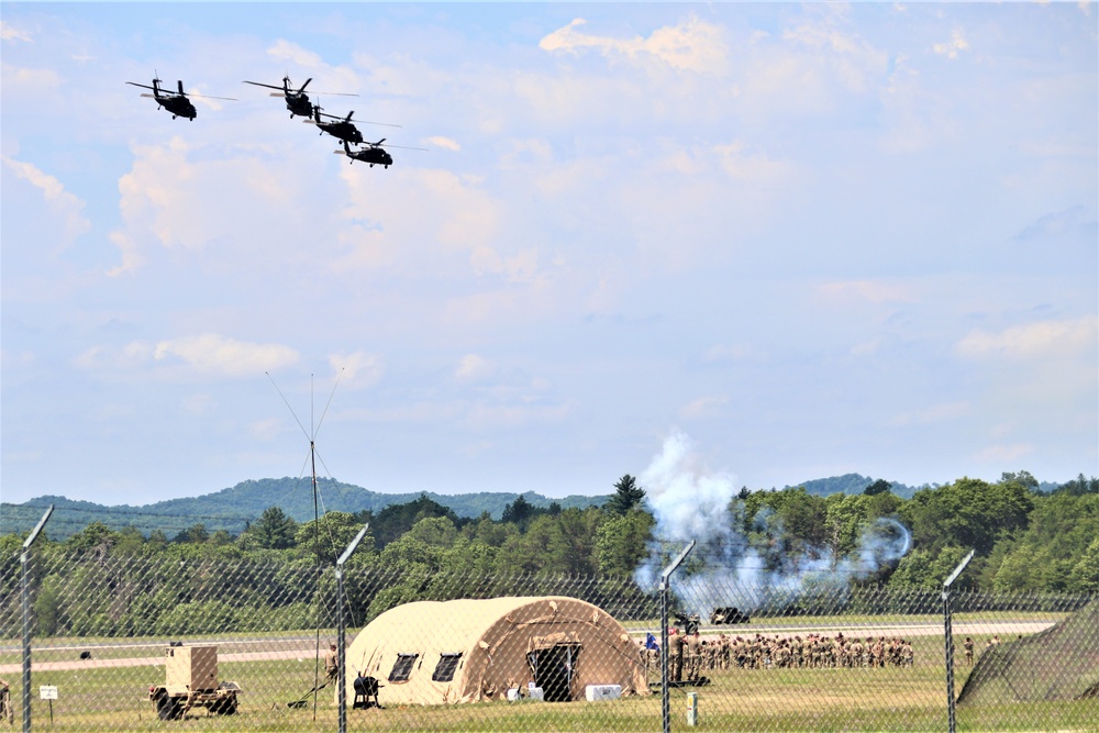 Wisconsin National Guard's 1st Battalion, 147th Aviation Regiment supports airshow 'dress rehearsal' event at Fort McCoy