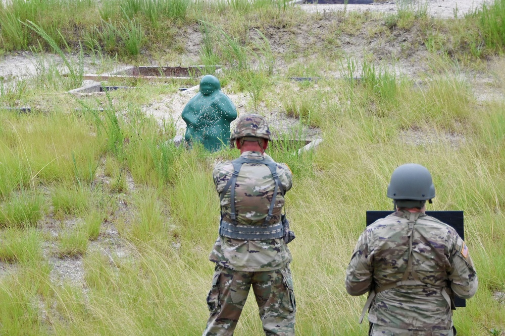 Fort Dix – Range 06A 304 CA BDE TABLE VI PISTOL QUAL DAY FIRE STAGE 1. 4th AUGUST 2023