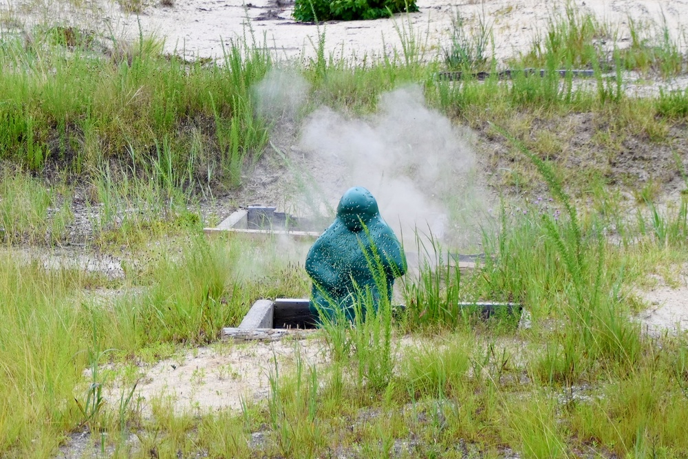 Fort Dix – Range 06A 304 CA BDE TABLE VI PISTOL QUAL DAY FIRE STAGE 1. 4th AUGUST 2023