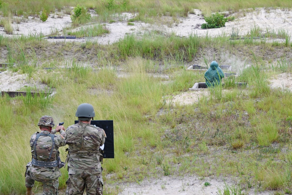 Fort Dix – Range 06A 304 CA BDE TABLE VI PISTOL QUAL DAY FIRE STAGE 1. 4th AUGUST 2023