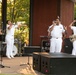 Navy Band Cruisers Rock Band perform at Vienna Town Green