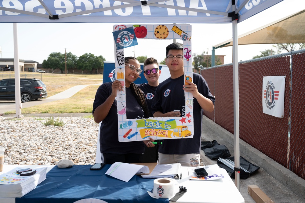 Laughlin hosts Operation Homefront free school supply handout