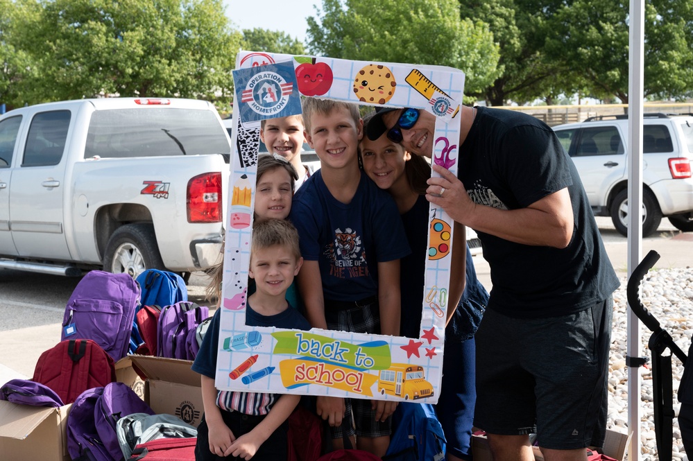 Laughlin hosts Operation Homefront free school supply handout