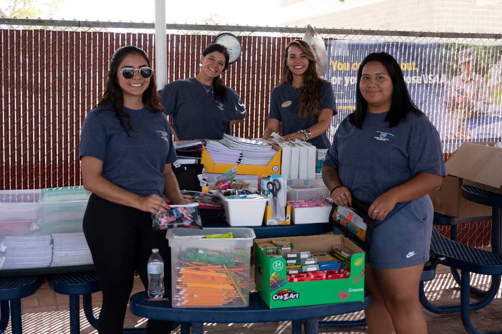 Laughlin hosts Operation Homefront free school supply handout