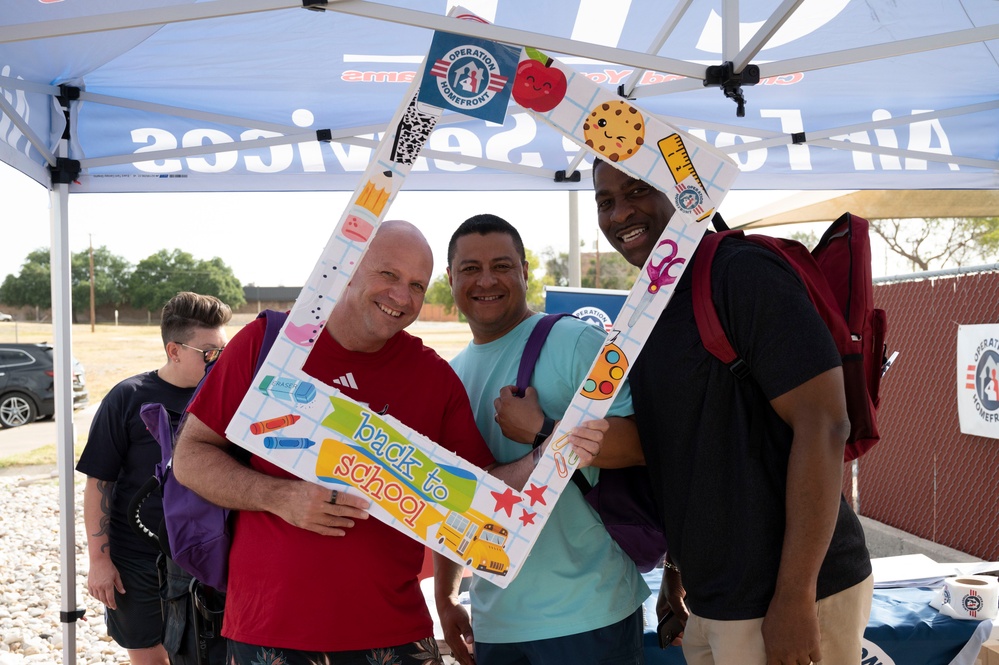 Laughlin hosts Operation Homefront free school supply handout
