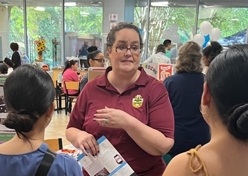 Breast Feeding Awareness Month health fair big hit for BJACH, Fort Johnson
