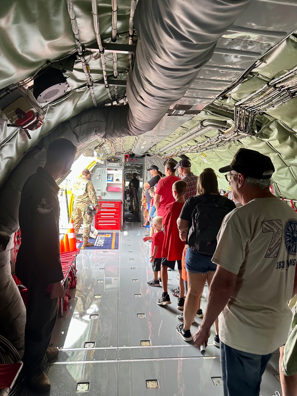 Touring a KC135 Stratotanker