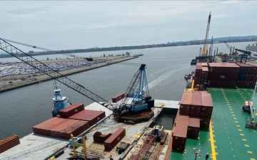 Salvage Operations on Grande Costa D’Avorio reach significant milestones at Port Newark
