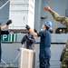 USS Porter Conducts VLS Rearm Event with USNS William Mclean