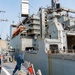 USS Porter Conducts VLS Rearm Event with USNS William Mclean