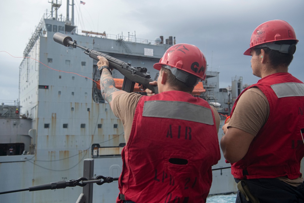 USS New York Conducts Replenishment at Sea