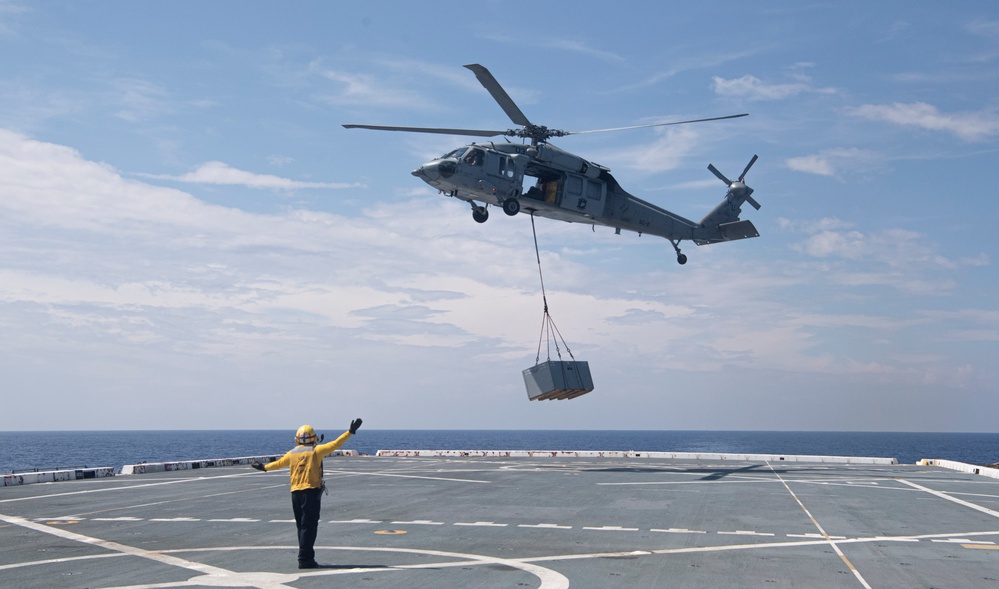 USS New York Conducts Replenishment at Sea