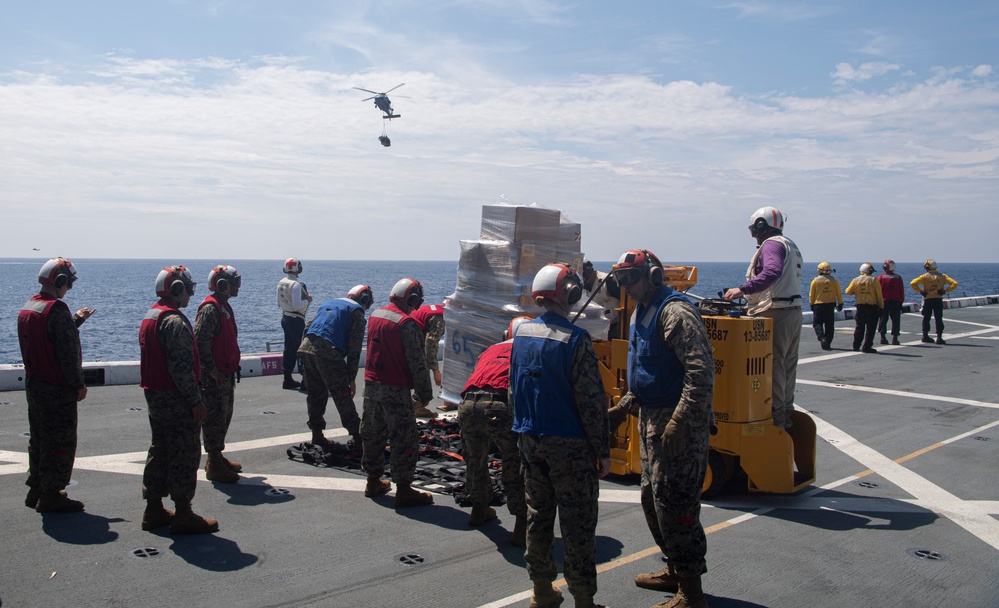 USS New York Conducts Replenishment at Sea