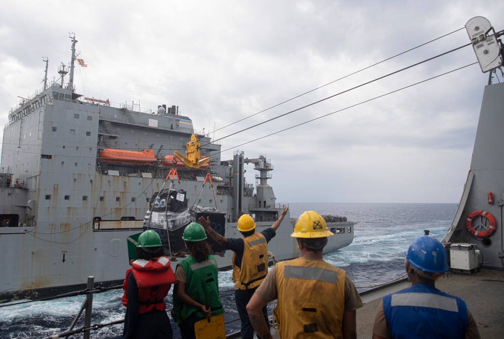 USS New York Conducts Replenishment at Sea